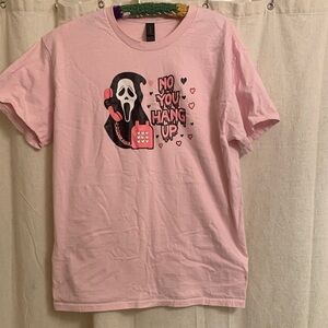 Gildan Pink Graphic Tee - No You Hang Up